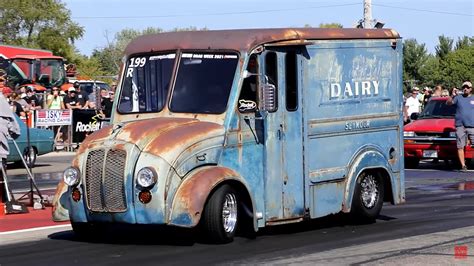 1963 Milk Truck Drag Racer Has All Patina Twin Turbo 496 BBC And