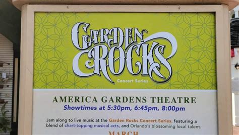 Garden Rocks Concert Series Line Up Announced For The 2024 Epcot