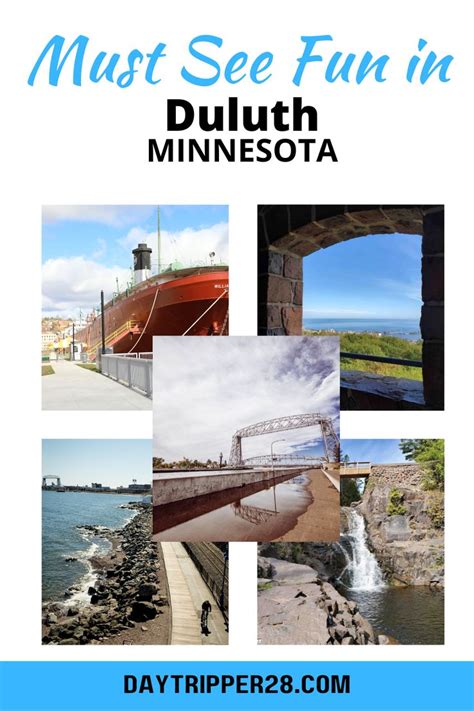 The Cover Of Must See Fun In Duluth Minnesota With Images Of Boats And