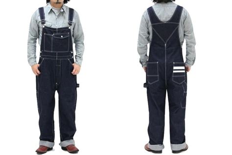 Raw Denim Overalls Five Plus One