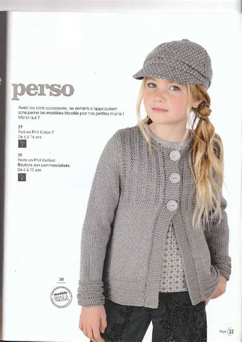 N 34 PHILDAR enfants année 2010 PDF L N Tricot fillette Tricot