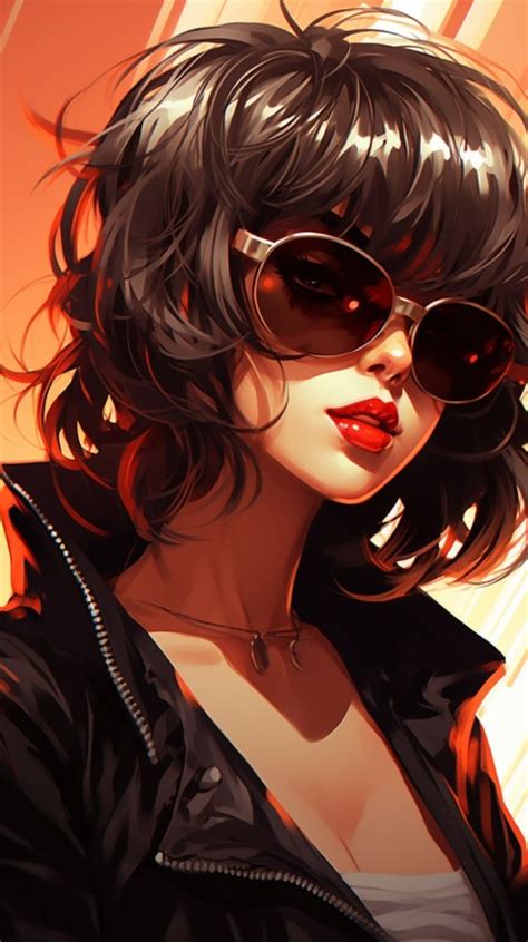 Sunglasses Anime Girl Aesthetic 16 Wallpaper Images And Photos