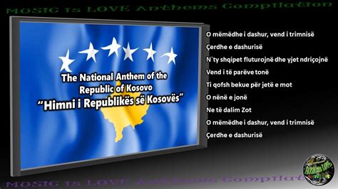 Kosovo National Anthem Himni I Republikës Së Kosovës Instrumental