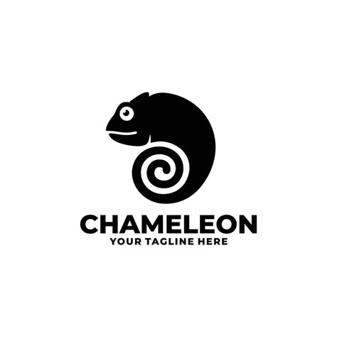 Chameleon Logo Design Vector 11954819 Vector Art At Vecteezy