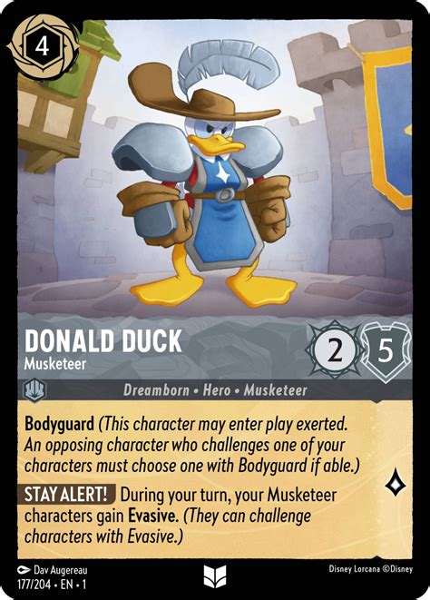 Donald Duck - Musketeer - Mushu Report (Lorcana Wiki)