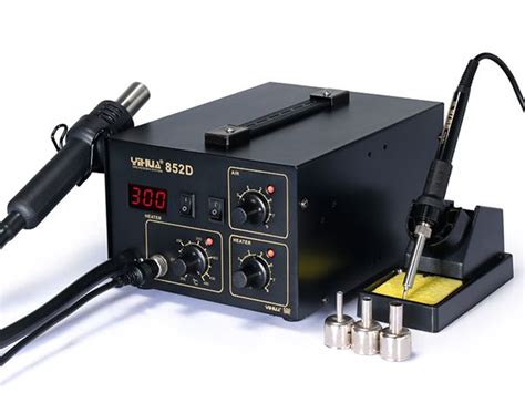 Hot Air Rework Station With Soldering Iron 852D YiHua