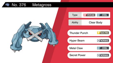 Metagross Evolution Chart