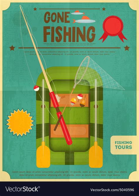 Fishing Royalty Free Vector Image Vectorstock