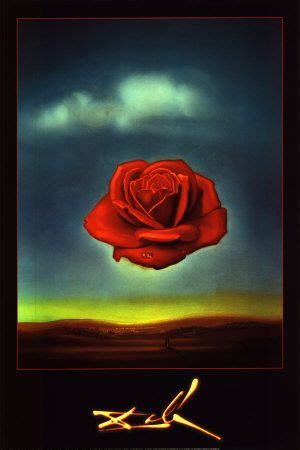 The Meditative Rose One Of My Personal Favorites Of Salvador Dali