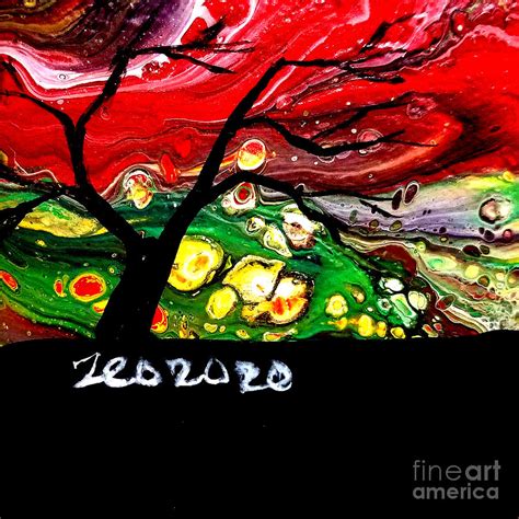 Vibrant Scenic Exposive Sky Art By Teo Alfonso Painting By Teo Alfonso Pixels