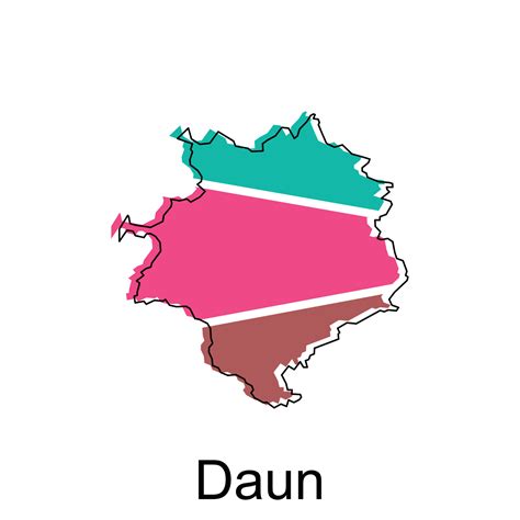 Map Of Daun Colorful Geometric Outline Design World Map Country Vector