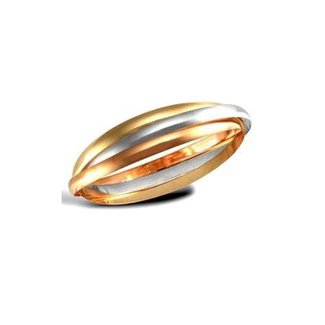 9ct 3 Colour Russian Bangle Gold Collection From Personal Jewellery