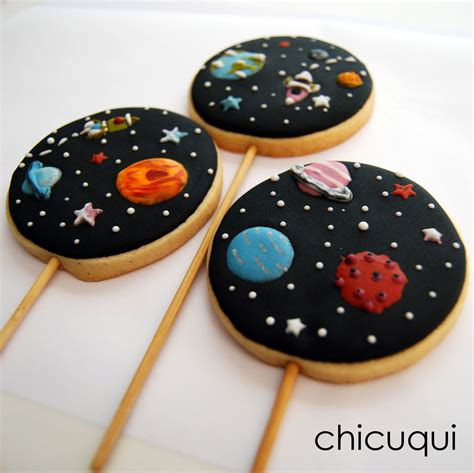 El espacio en galletas decoradas Galletas decoradas Galletas día