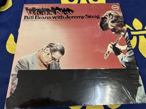 【やや傷や汚れあり】bill Evans With Jeremy Steig★中古lpus黒t深溝あり盤シュリンク付「ビル・エヴァンス