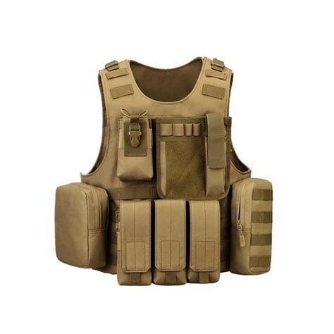 Tj Outdoors Adjustable Millitary Gear Molle Plate Carrier Ballistic