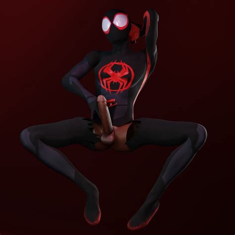 Rule 34 Gay Male Male Only Marvel Miles Morales Nsfw Ripped Clothing Spandex Spandex Suit