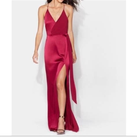 Halston Heritage Dresses Nwt Halston Heritage Satin Wrap Gown