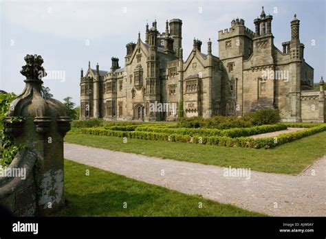 Margam Castle Mansion House Tudor Gothic Style 1830 Stock Photo Alamy