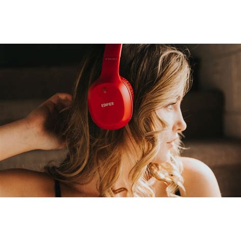 EDIFIER W800BT Plus słuchawki bluetooth nauszne czerwone