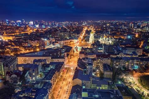 Premium Photo | Kyiv at night