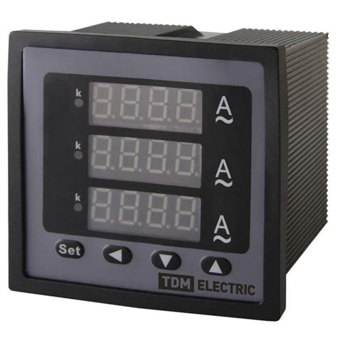 Цифровой амперметр ЦП-А72х3 0-50кА-0,5-Р трехфазный, TDM SQ1102-0522 (1 ...