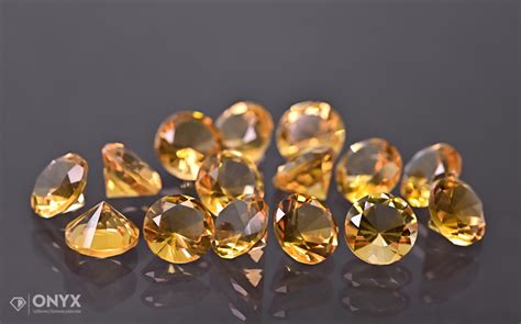 Citrine Faceted Round Mm