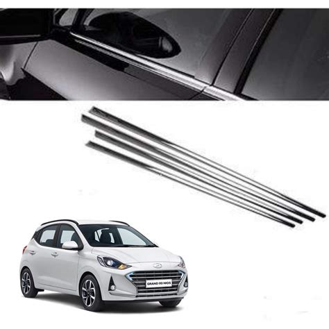 Ds Enterprise Lower Window Garnish Chrome For Hyundai Grand I Nios