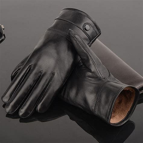 Mens Stylish Leather Gloves Zorket