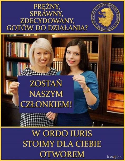 Zostań członkiem Ordo Iuris Ministerstwo śmiesznych obrazków KWEJK pl