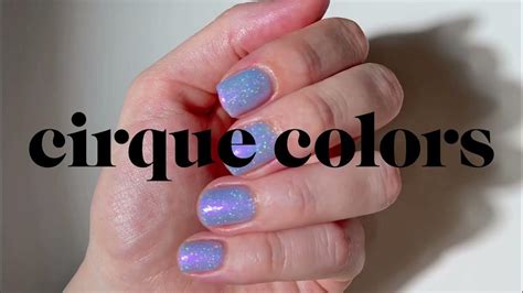 Spoonful Of Sugar Cirque Colors Dusty Blue Shimmergraphic™ Nail Polish Youtube