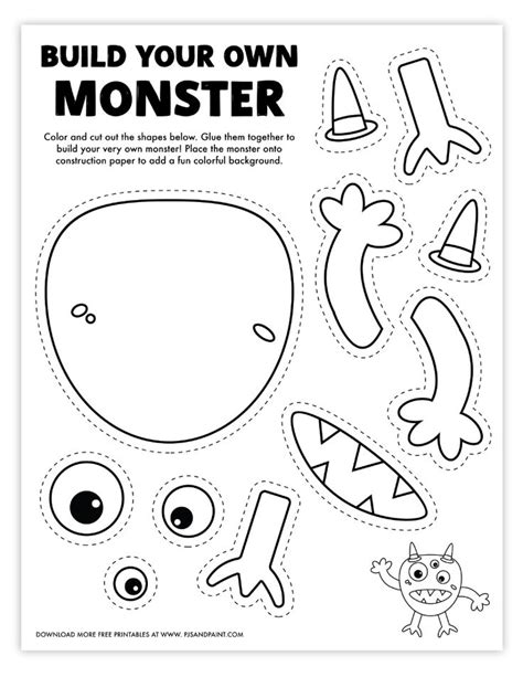 Make Your Own Monster Template