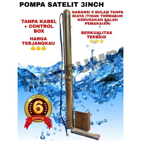 Jual MAXPUMP 3SDM3 21 Pompa Satelit Submersible Casing Pipa 3Inch 1HP