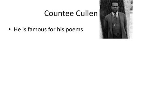 Ppt Countee Cullen Powerpoint Presentation Free Download Id2124276