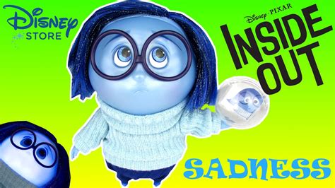 Disney Inside Out Deluxe Talking Sadness Doll Toy Review Unboxing Disney Store Exclusive Youtube