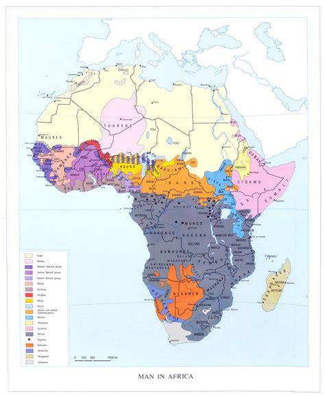 Africa Tribes Map