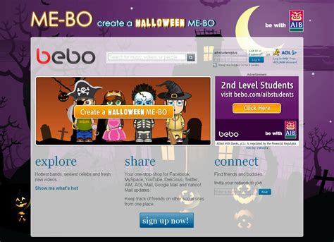 eagrapho » MeBo – Bebo Homepage Takeover