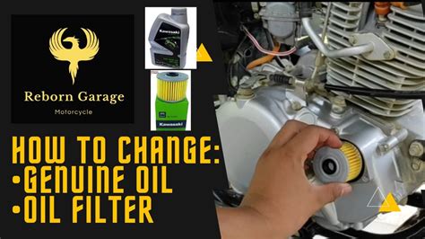 How To Change Oil Filter And Oil Barako Genuine Parts Youtube