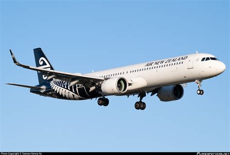 ZK NNE Air New Zealand Airbus A321 271NX Photo By Tzeman Kenny Ho ID