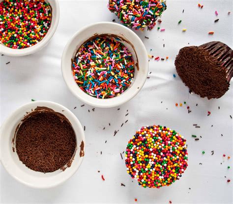 Double Chocolate Cupcakes With Sprinkles