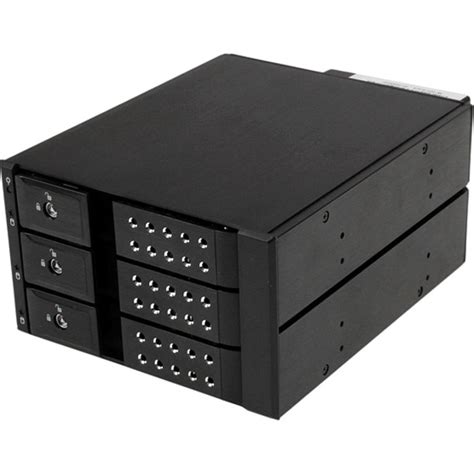 Startech Bay Aluminum Trayless Hot Swap Mobile Rack Backplane For In Sas Ii Sata Iii