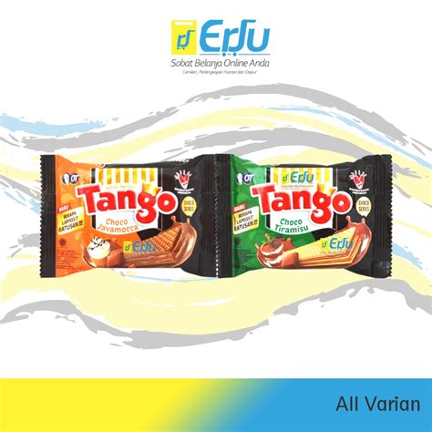 Jual VARIAN Tango Wafer Choco Series Tiramisu Java Mocca Kemasan 21gr