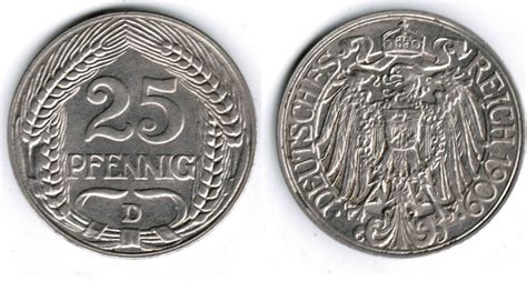 Deutsches Kaiserreich Kaiserreich Kursm Nze Pfennig D