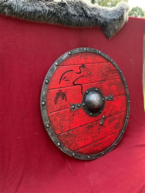 Medieval Ragnar Lothbrok Authentic Battleworn Viking Shield 4542013011