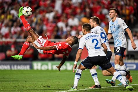 Benfica Ends Dynamo Kyiv Dream Run To Sail Into Champions League