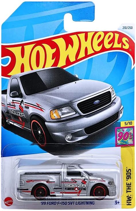 Hot Wheels Ford F SVT Lightning HW The S Ages And Up Grey Amazon In Toys