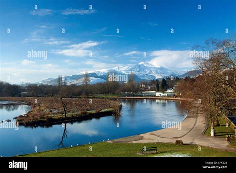 Ben Ledi And The River Teith From Callander Loch Lomond And The