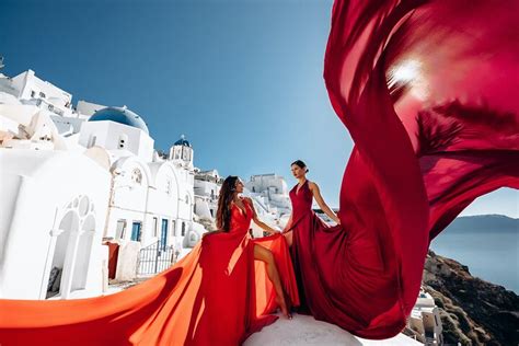 Tripadvisor Sesión de fotos de vestido de vuelo privado de Santorini