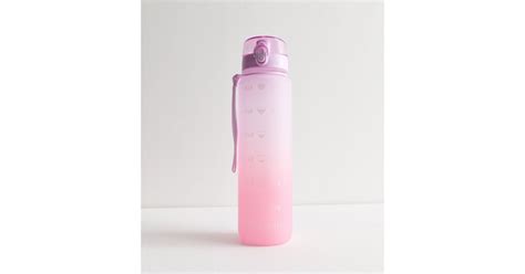 Purple Ombré 1L Water Bottle | New Look