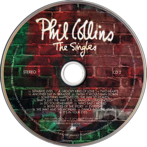 Car Tula Cd De Phil Collins The Singles Deluxe Edition Portada