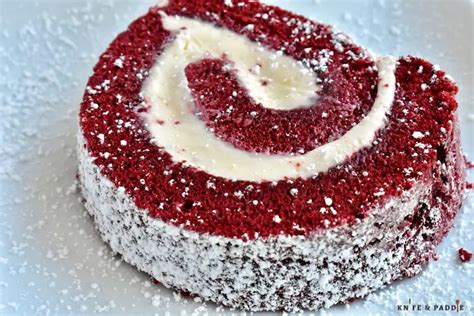 Red Velvet Cake Roll •